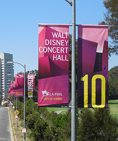 AGMedia Los Angeles Light Pole Banners