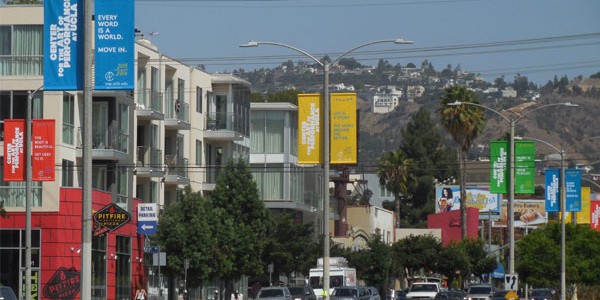 UCLA performing arts outdoor advertising in LA