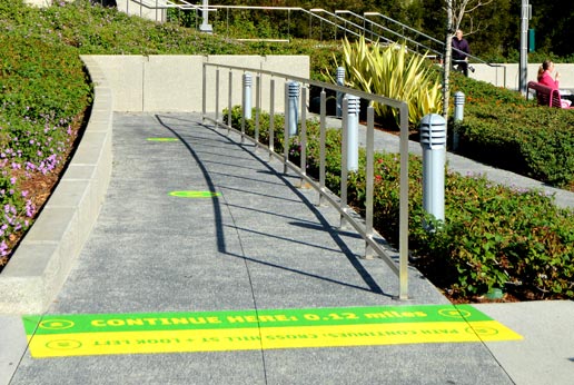 Grand Park: Innovative Sidewalk Graphics - AGMedia USA