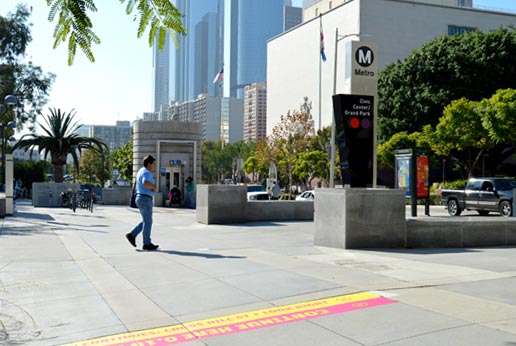 sidewalk stickers in los angeles