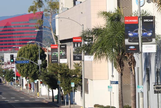 peterson museum city light pole banners