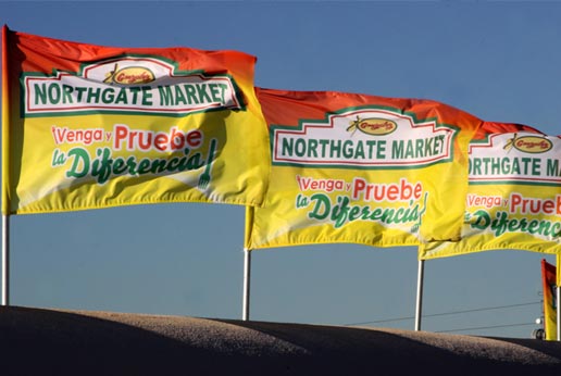 northgate markets roof flags