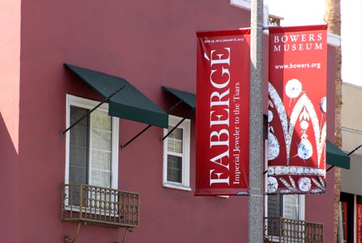 the bowers museum city light pole banner program