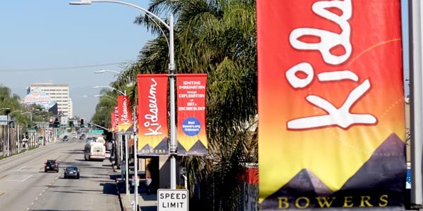 light pole banner campaign in los angeles